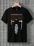 1 Pc Men's Cotton Printed T-Shirt