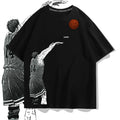Black Loose Fit Slam Dunk T-Shirt Men